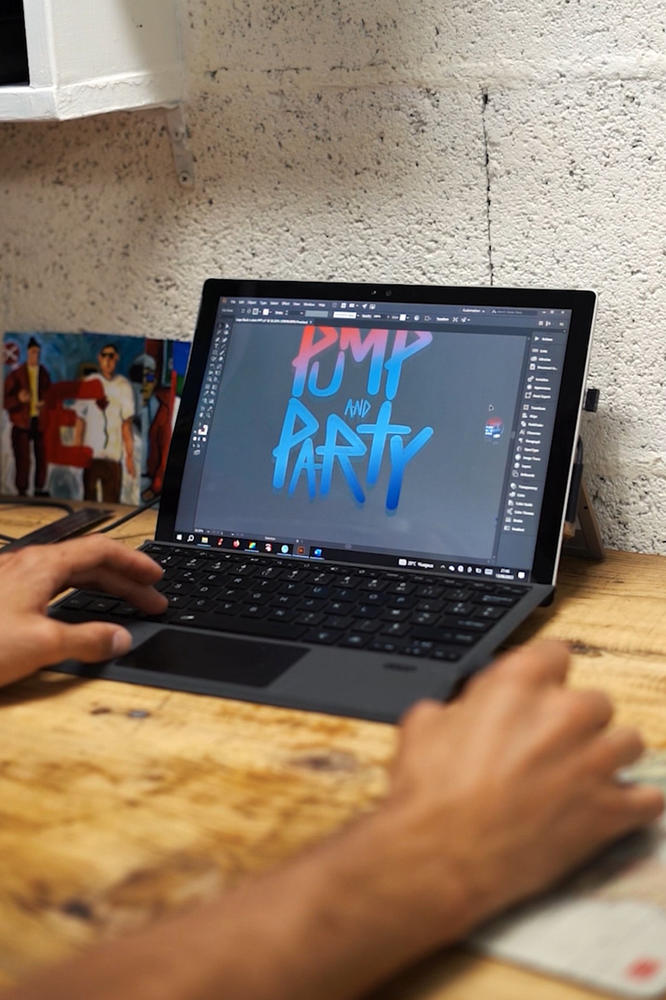 graphisme retouche avant impression textile